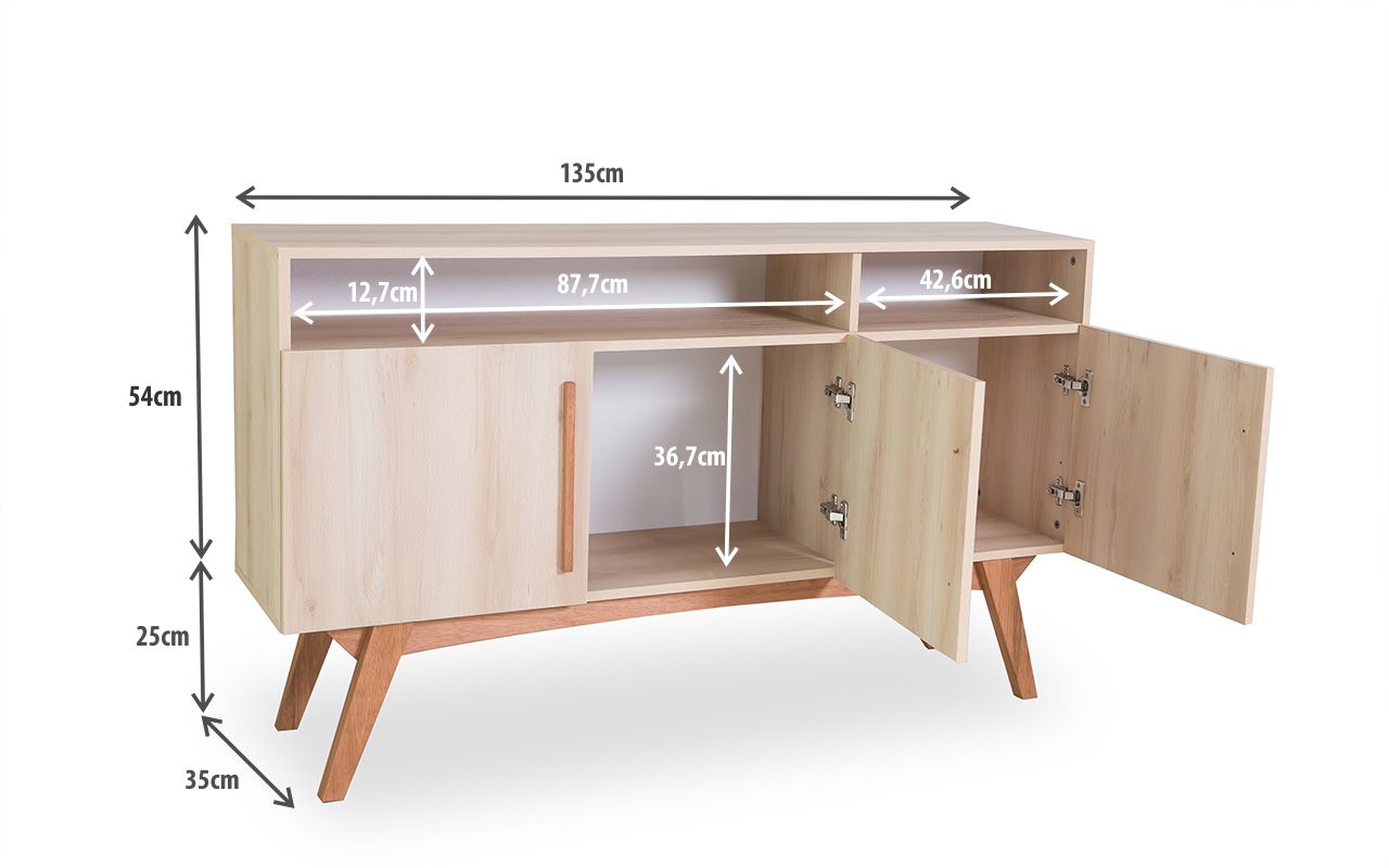 ARMÁRIO BALCÃO PARA SALA TIPO BUFFET PÉS PALITO MADEIRADO 3 PORTAS FAIA COM NICHO ESTILO VINTAGE Armario Grande Ark ~ ARMÁRIO BALCÃO PARA SALA TIPO BUFFET PÉS PALITO MADEIRADO 3 PORTAS FAIA COM NICHO ESTILO VINTAGE