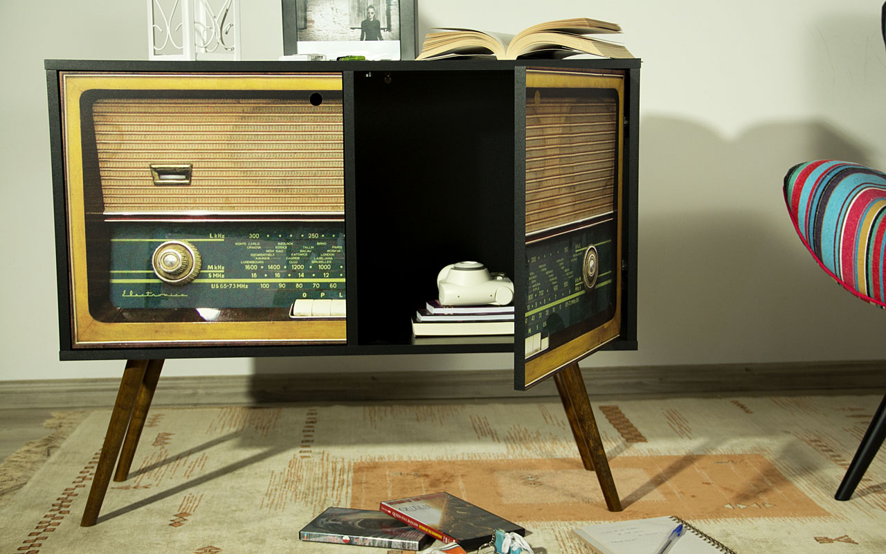 ARMÁRIO APARADOR BUFFET RETR u00d4 2 PORTAS PÉS PALITO ESTILO RÁDIO 90x35x71 CM Compre na Idea Store Aparador Rustico Em Madeira De Demolição ~ ARMÁRIO APARADOR BUFFET RETR u00d4 2 PORTAS PÉS PALITO ESTILO RÁDIO 90x35x71 CM Compre na Idea Store