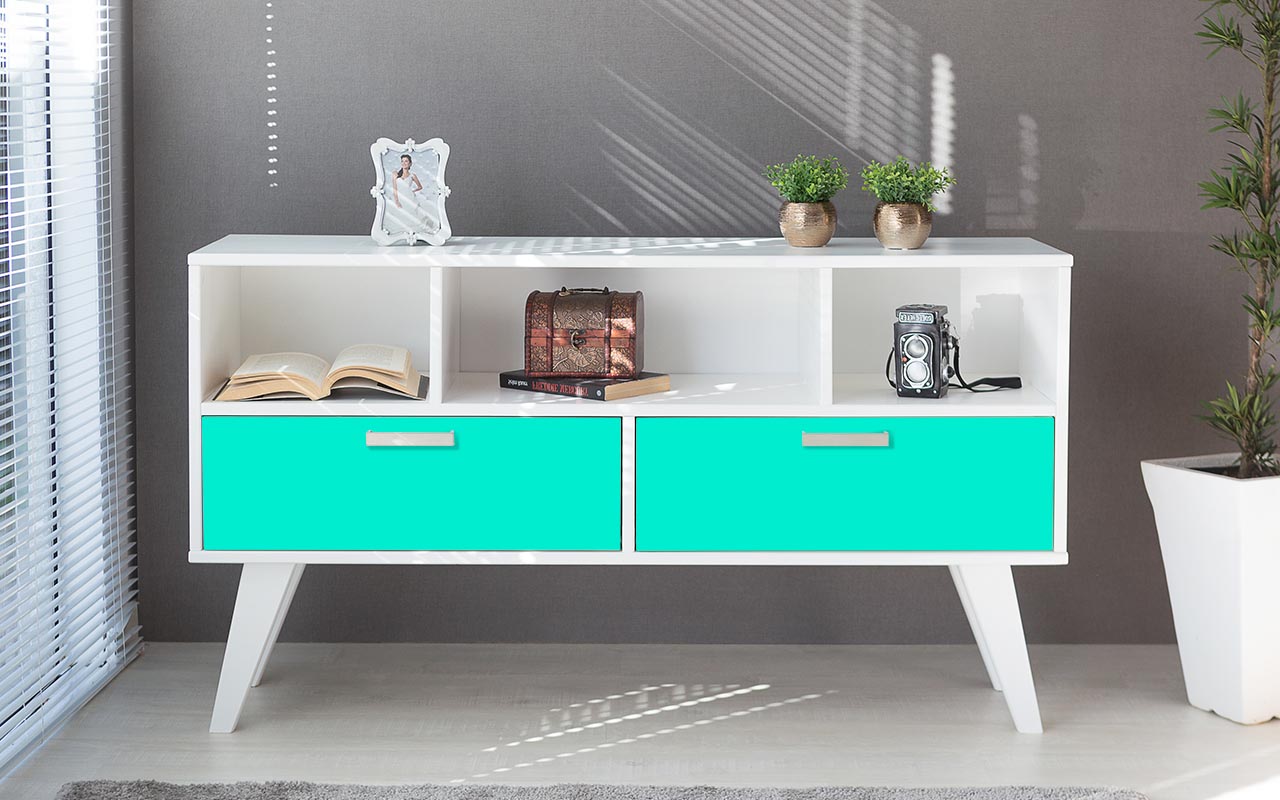 ARMÁRIO BUFFET PÉS PALITO PARA SALA GAVETAS VERDE JADE CRISTAL 135X38,5X73 CM Compre na Idea Store Adesivo Impresso De Unha ~ ARMÁRIO BUFFET PÉS PALITO PARA SALA GAVETAS VERDE JADE CRISTAL 135X38,5X73 CM Compre na Idea Store