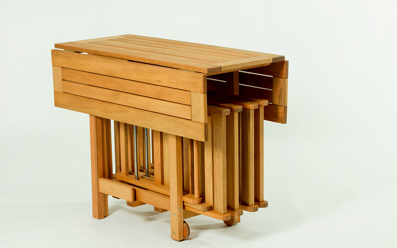 Conjunto Mesa Dobravel Gourmet De Madeira Com 4 Cadeiras Dobraveis Cor Jatoba 100x94 5x75 Cm Compre Na Idea Store Preço baixo e entrega rápida. idea store