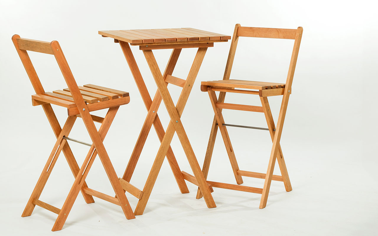 Kit Bistr Conjunto Mesa Gourmet Alta Dobr Vel De Madeira E 2 Kit Bistr Conjunto Mesa Gourmet Alta Dobr Vel De Madeira E 2