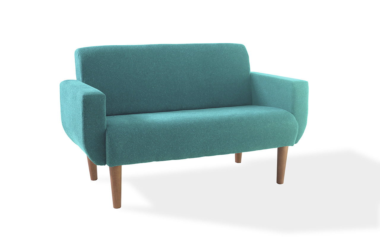 sofa turquesa sala sof 193 2 lugares azul turquesa para sala lirio 140x76x83cm sofa turquesa sala sof 193 2 lugares azul turquesa para sala lirio 140x76x83cm