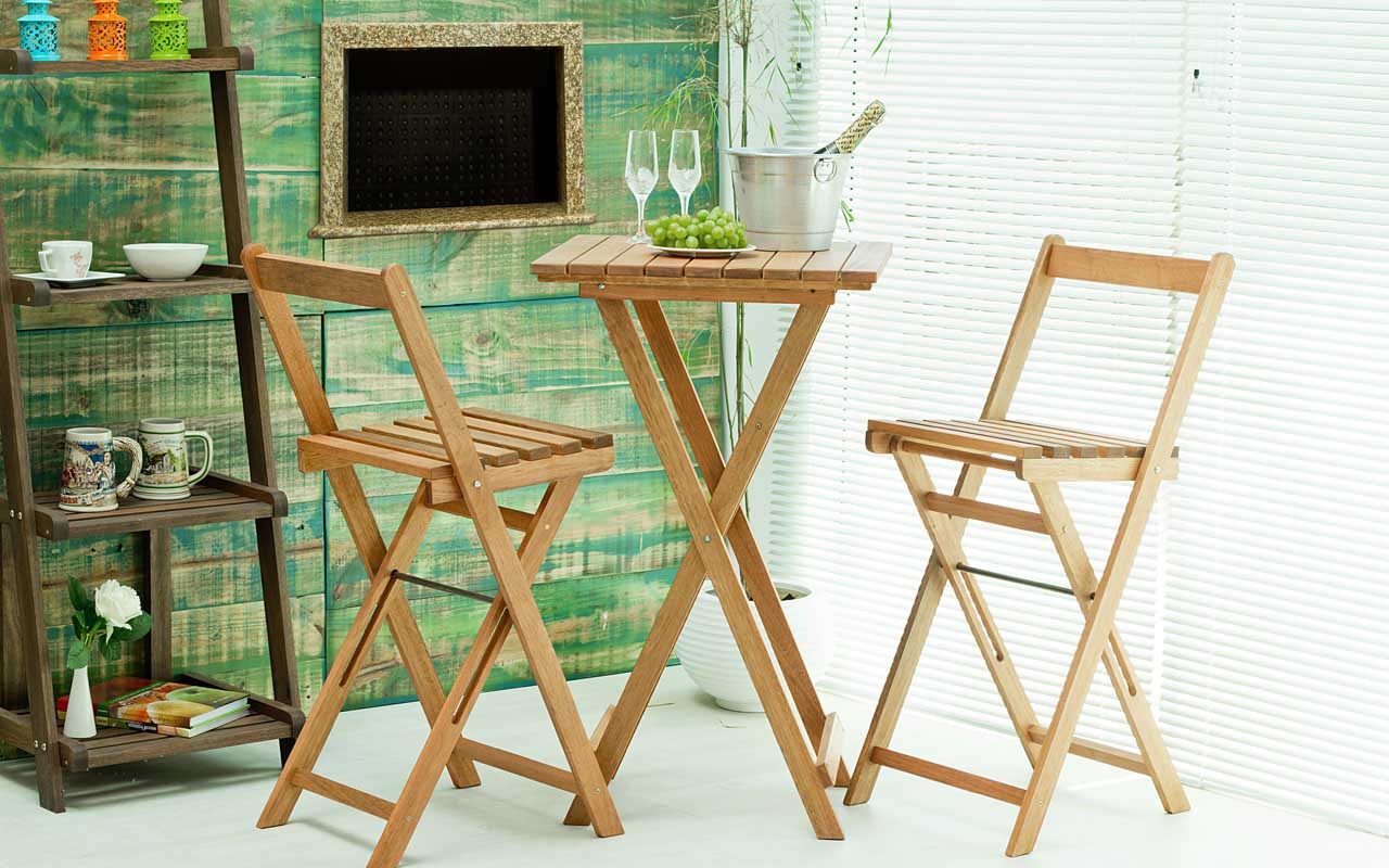 Kit Bistr Conjunto Mesa Gourmet Alta Dobr Vel De Madeira E 2 Kit Bistr Conjunto Mesa Gourmet Alta Dobr Vel De Madeira E 2