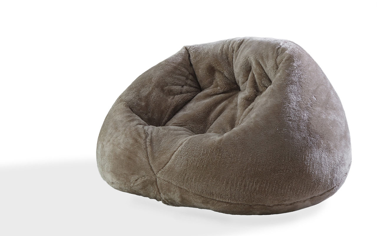 puff sala puff para sala redondo peluciado cozy cor marrom puff sala puff para sala redondo peluciado cozy cor marrom
