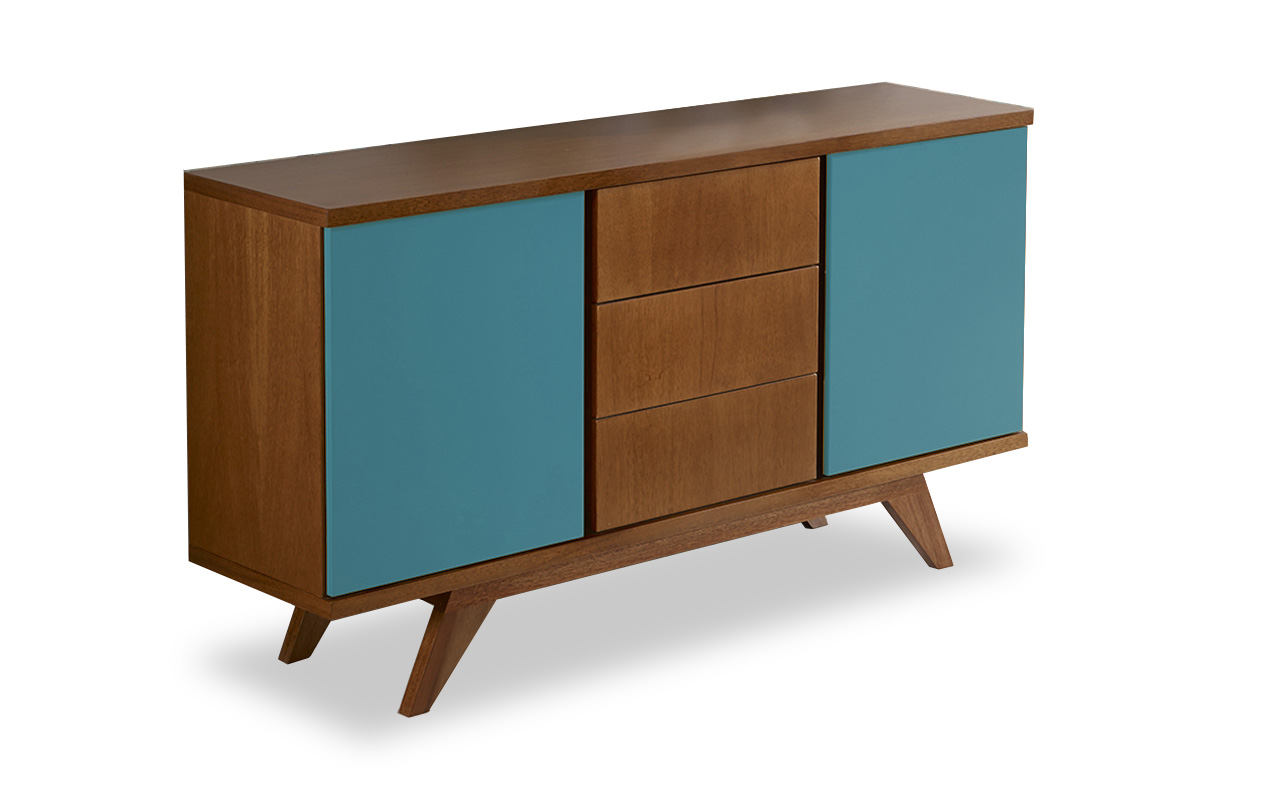 ARMÁRIO BUFFET PÉS PALITO COM 2 PORTAS DE MADEIRA MACI u00c7A VINTAGE SERRES PINHÃO E AZUL Armario Retro Colorido ~ ARMÁRIO BUFFET PÉS PALITO COM 2 PORTAS DE MADEIRA MACI u00c7A VINTAGE SERRES PINHÃO E AZUL