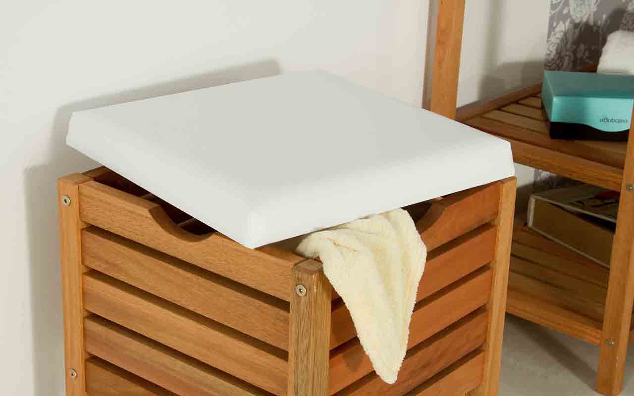 Idea Store Compre (Banco Cesto Para Roupas de Madeira Para Banheiro Aquiles -> Decoracao De Banheiro Com Cesto De Roupa Idea Store Compre (Banco Cesto Para Roupas de Madeira Para Banheiro Aquiles -> Decoracao De Banheiro Com Cesto De Roupa