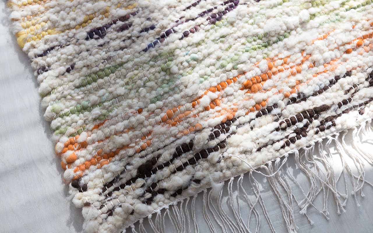 Tapete Artesanal De L Natural Handmade Estilo Boho Hippie Colorido Tapete Artesanal De L Natural Handmade Estilo Boho Hippie Colorido