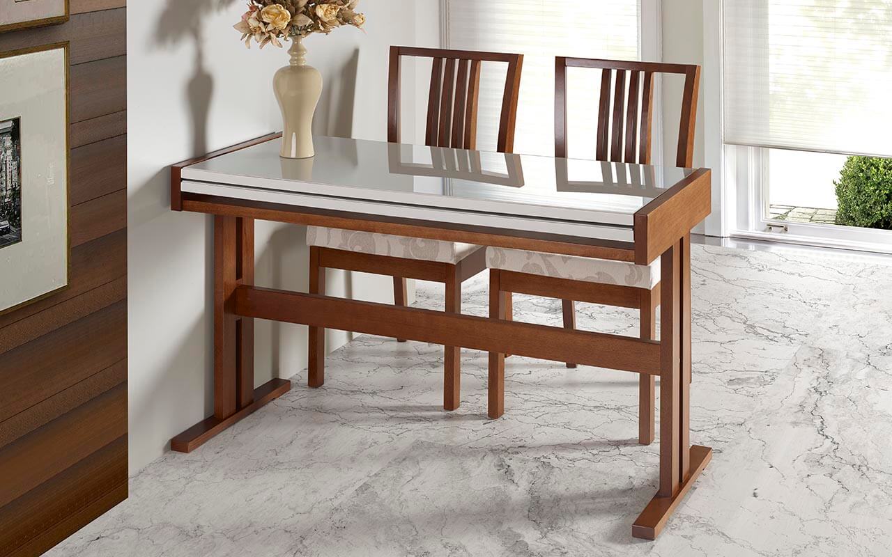 MESA ELÁSTICA EXTENS u00cdVEL COM VIDRO LACA FENDI NEA 110 54x120x76 CM Compre na Idea Store Aparador Mesa Retratil ~ MESA ELÁSTICA EXTENS u00cdVEL COM VIDRO LACA FENDI NEA 110 54x120x76 CM Compre na Idea Store