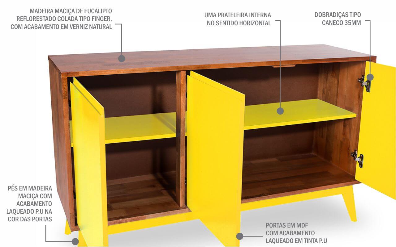 Idea Store Compre (BUFFET PARA SALA 3 PORTAS DE MADEIRA MACI u00c7A AMARELO SATURNO 133X40X79 CM) Adesivos De Parede Mortal Kombat ~ Idea Store Compre (BUFFET PARA SALA 3 PORTAS DE MADEIRA MACI u00c7A AMARELO SATURNO 133X40X79 CM)