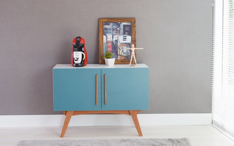 ARMÁRIO BALCÃO BUFFET COLORIDO PARA SALA DE JANTAR 2 PORTAS AZUIS ESTILO RETR u00d4 VINTAGE DOLORES Armario Retro Colorido ~ ARMÁRIO BALCÃO BUFFET COLORIDO PARA SALA DE JANTAR 2 PORTAS AZUIS ESTILO RETR u00d4 VINTAGE DOLORES
