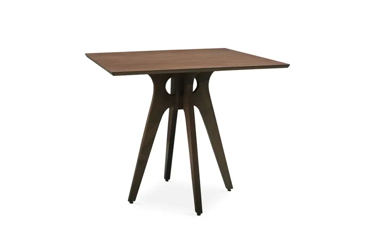 MESA DE JANTAR 4 CADEIRAS QUADRADA BIANCHI 90X90X77CM NOGUEIRA