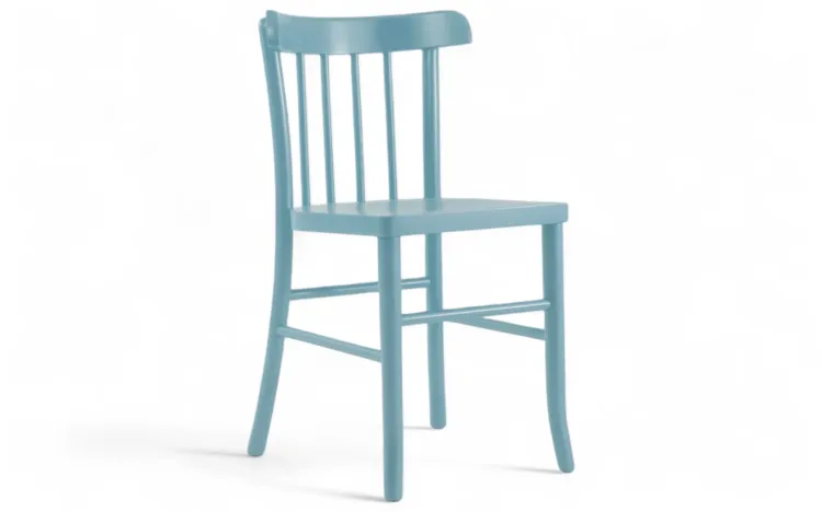 CADEIRA PARA COZINHA DOMINIQUE LAQUEADA AZUL BEBÊ 39x44x79,5CM