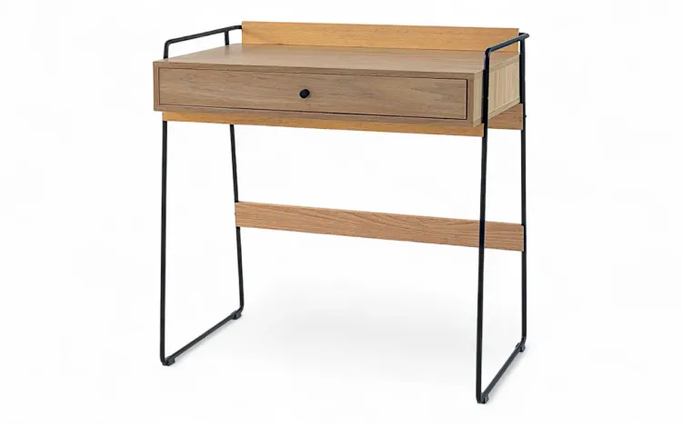 MESA PARA COMPUTADOR PEQUENA COM GAVETA E PÉS DE METAL BEND DUAL 82,5x50x83CM