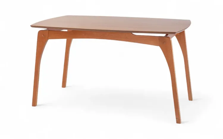 MESA DE JANTAR 6 LUGARES MADEIRA LUCIE 135X90X75CM VERNIZ JATOBÁ