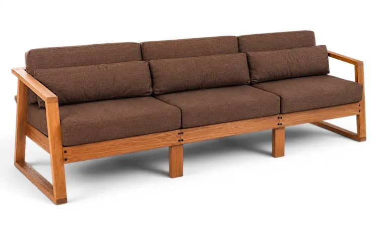 SOF&Aacute; 3 LUGARES PARA &Aacute;REA GOURMET SOL STAIN JATOB&Aacute; ACQUABLOCK CAMUR&Ccedil;A 252X86X71CM