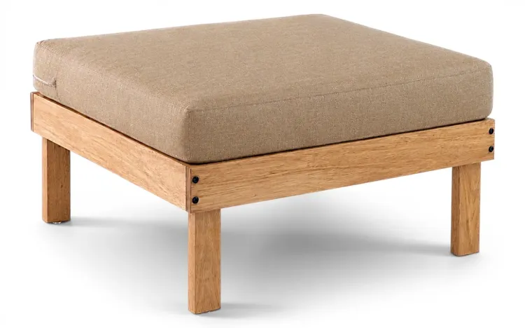 PUFE MODULAR PARA SOF&Aacute; DE VARANDA SOL STAIN JATOB&Aacute; ACQUABLOCK FENDI 80X80X42CM